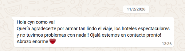 Captura de un mensaje de un cliente